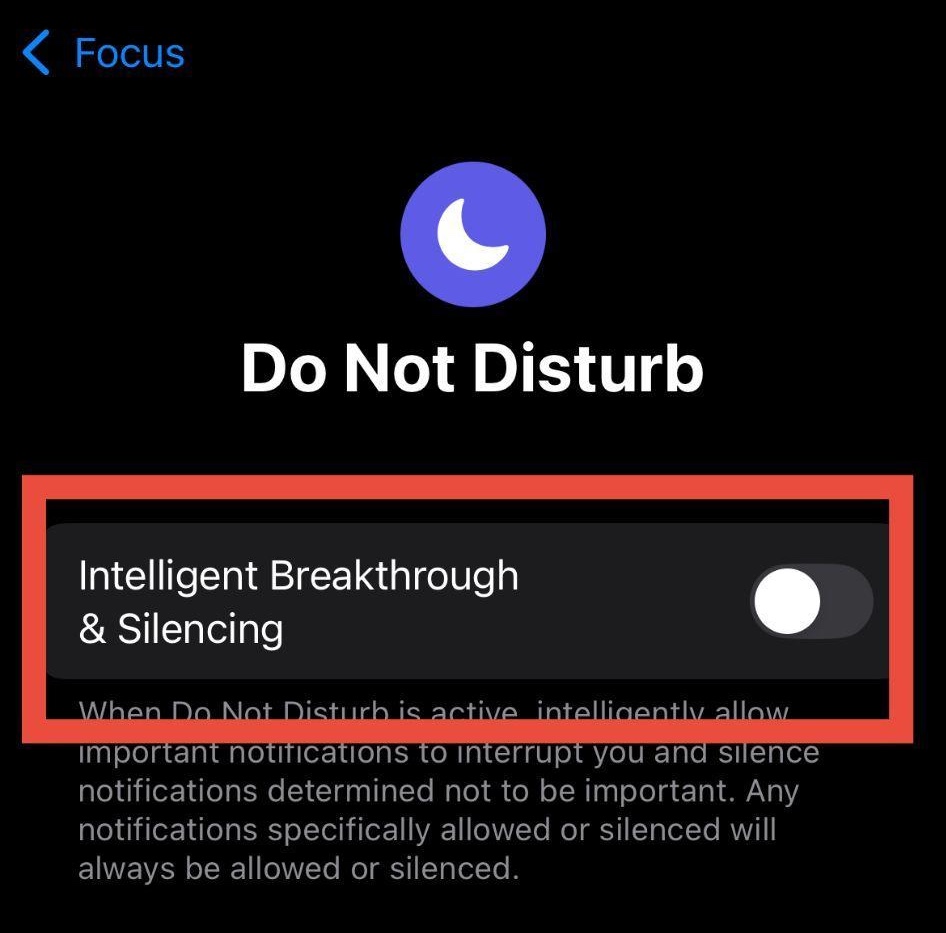 Breakthrough Notifications