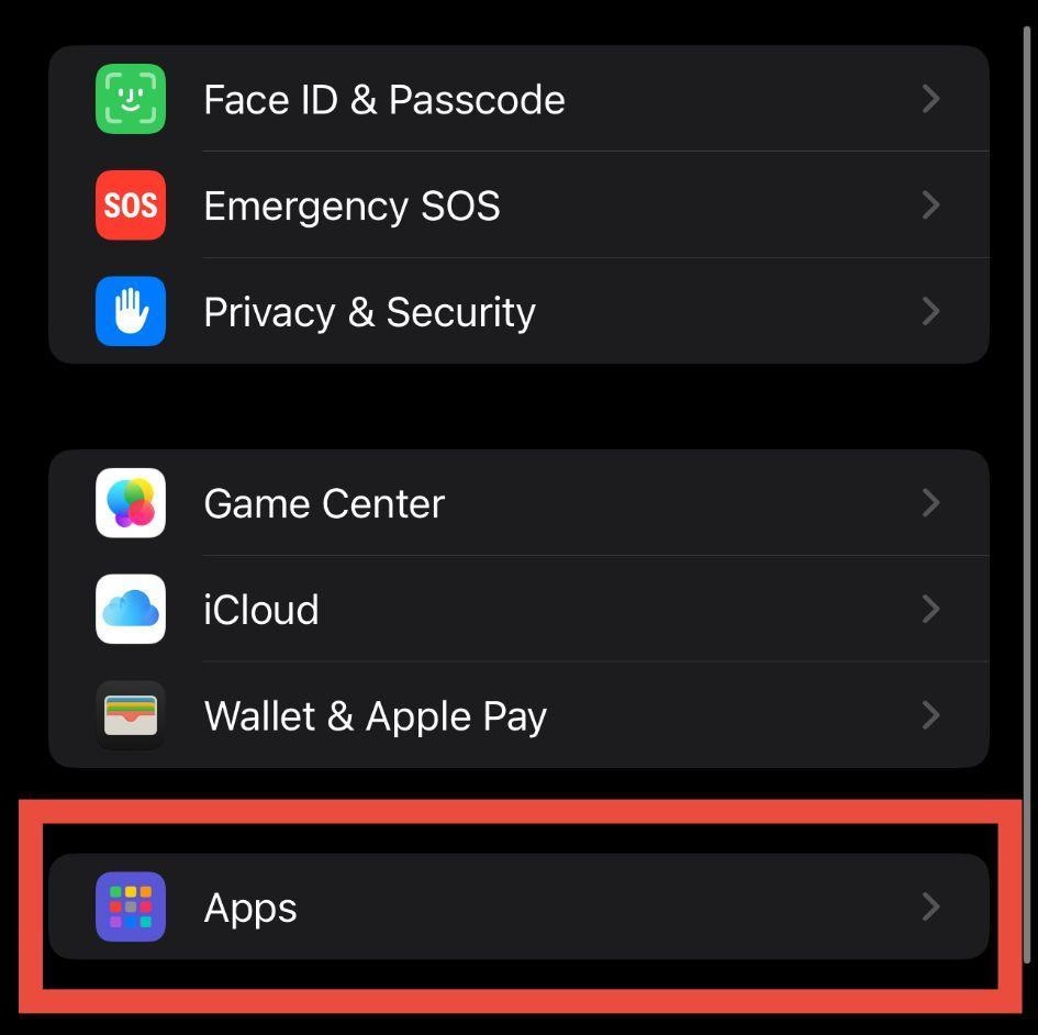 App Settings