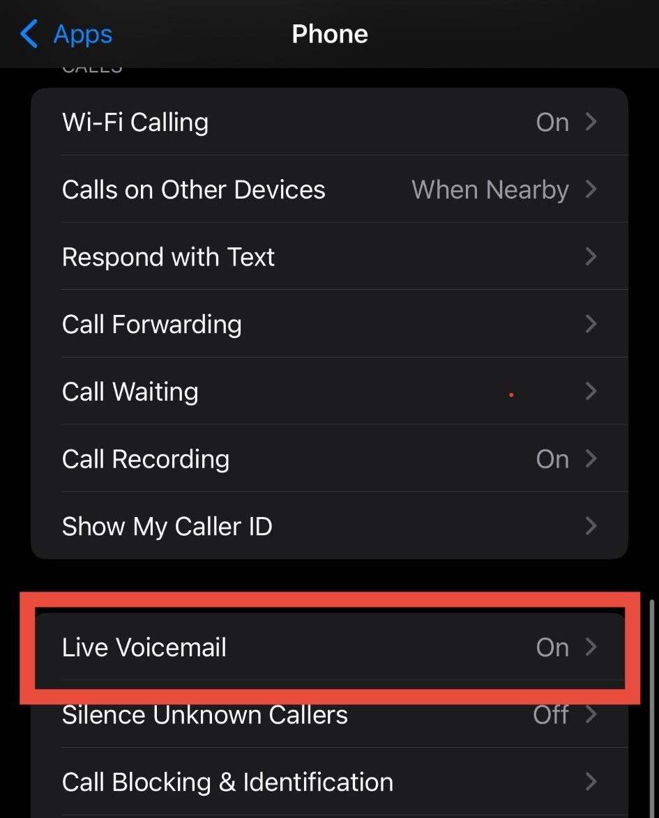 Live Voicemail